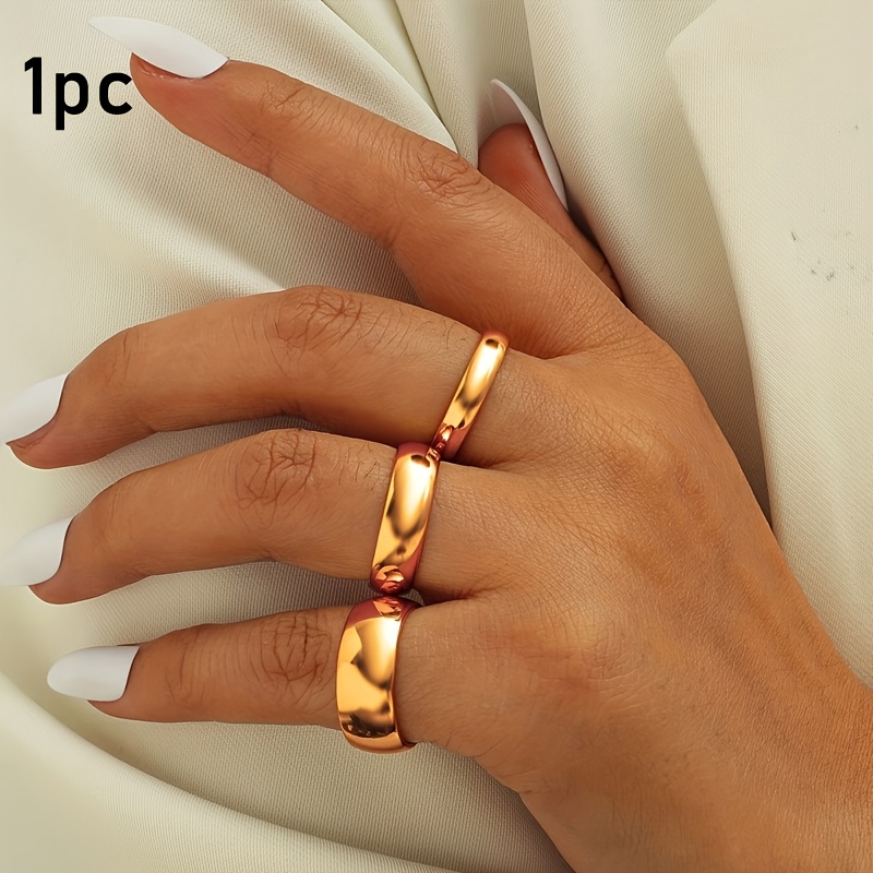 Unisex Classic Tungsten Steel Ring, Non-Allergic Design